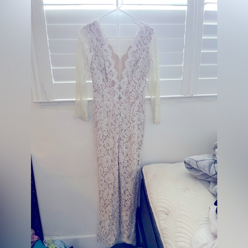 Lace jumpsuit from BHLDN